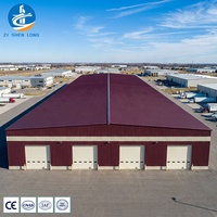 Edificio de Estructura de Acero Prefabricado - Nave Industrial, Almacén, Taller, Planta, Hangar Metálico