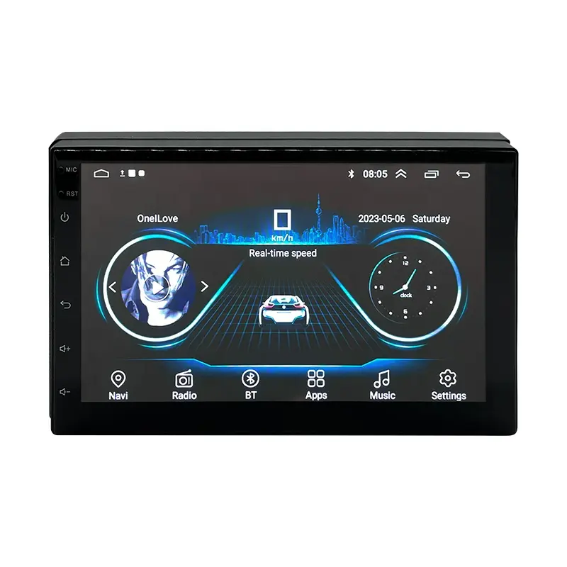 Manufacturer dsp 2 din 7 9 inch android car audio gps dvd 2+32GB carplay Phone chip car audio