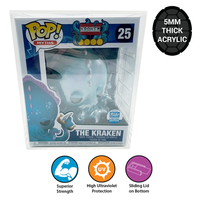 2 PACK POP ACRYLIC CASE for clear POP VINYL COLLECTIBLE FIGURES
