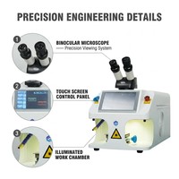 Machine à souder industrielle de 60 watts pour bijoutiers avec caméra CCD, dispositif de soudage YAG haute précision pour bracelet en or