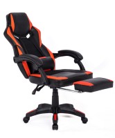 Chaise de jeu PC de course GFRUN de haute qualité Design ergonomique à dossier haut avec repose-pieds pliable Support lombaire Échantillon bon marché