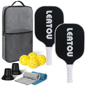 Raquettes de pickleball Leiton, lot de 2, avec balles et sac de transport pour les sports de plein air - Product Image 3