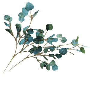 Ramas de Eucalipto Artificial Multicolor al por Mayor, Hojas Artificiales Redondas para Decoración Nórdica del Hogar, Arreglos Florales para Bodas - Product Image 5