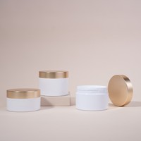 Pot de rangement transparent personnalisable avec couvercle transparent, pot en plastique PET vide de haute qualité, cosmétique, personnalisation de la couleur et du logo