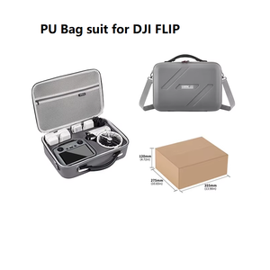 กระเป๋าเก็บของแฟชั่น PU สำหรับ <span class=keywords><strong>DJI</strong></span> Flip UAV, กระเป๋าเก็บอุปกรณ์เสริมที่ใช้แบตเตอรี่แบบพกพาใช้งา<span class=keywords><strong>น</strong></span>ได้กับโดรน <span class=keywords><strong>DJI</strong></span> - Product Image 5