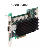 Kartu Kontroler RAID MegaRAID SAS 9280-24i4e PCI-Express 24 Port Internal 4-Port Eksternal 6Gb/s SAS2108