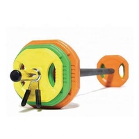 Barre de musculation de haute qualité pour salle de sport, barre de musculation en forme de crocodile, 20 kg, ensemble de haltères réglable