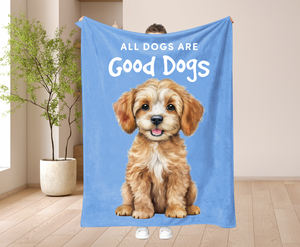 ผ้าห่มขนแกะพิมพ์ลายพิมพ์ซับลิเมชันผ้าสักหลาดพิมพ์ข้อความรูปสัตว์สุนัขตามสั่งได้ตามต้องการ - Product Image 1