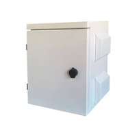 Boîte de distribution électrique extérieure en acier allié fer-aluminium, IP55, revêtement en poudre, ventilation de la poutre arrière, boîte métallique