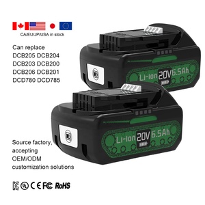 Batterie de remplacement pour Dewalt 20V Max Flexvolt, cellules 21700/18650, haute capacité, rechargeable, 3Ah, 4Ah, 5Ah, 6Ah - Product Image 1
