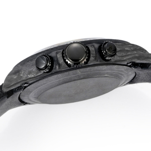 Reloj Mecánico para Hombre, Premium, Ligero, Cronógrafo, Carcasa de Carbono, Tres Subesferas, Esfera Negra, Roja, Verde y Amarilla - Product Image 4