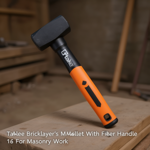 Maillet de maçon avec manche en fibre, 16 oz, pour travaux de maçonnerie - Product Image 3