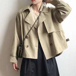 <span class=keywords><strong>Trench</strong></span>-coat <span class=keywords><strong>femme</strong></span> style surdimensionné <span class=keywords><strong>Trench</strong></span>-coat <span class=keywords><strong>femme</strong></span> col cranté vintage manches longues veste chic <span class=keywords><strong>femme</strong></span> - Product Image 3