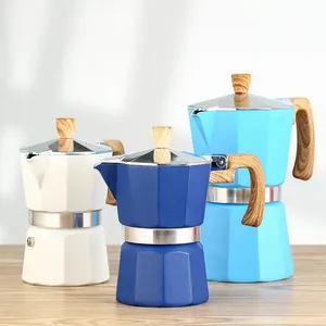 Espressomachine Voor Geweldige Gearomatiseerde Sterke Klassieke Italiaanse Stijl 3 Cup 6cup Moka Pot