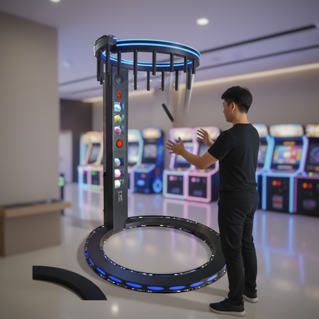 Fast Response Game Quick Grip Stick Racing Driver Reaction Test Machine Arcade Amusement Equipment