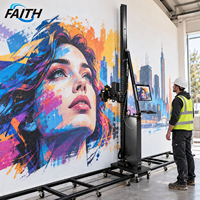 Robot d'impression murale intelligent entièrement automatique Faith, système d'impression jet d'encre pour la décoration intérieure des écoles