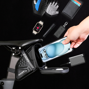 TAKEZERO TZ07 Bolsa Impermeável para Bicicleta de Estrada, Acessórios de Ciclismo, Bolsa Pequena de Selim em EVA com Luz Traseira - Product Image 4