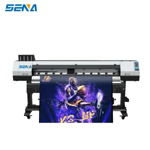 China fábrica 2.5m lona publicidade papel impressora digital Epson única cabeça eco-solvente impressora jato de tinta