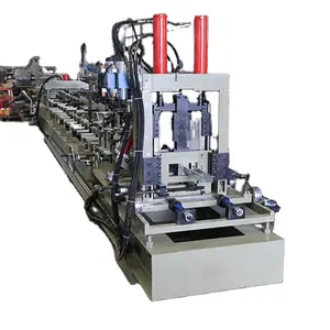 Tương Tự Như SAMCO Greenfield Stud Và Track Roll Forming Machine Khung Thép & Máy Xà Gồ 11KW + 4.0KW 245-550mpa 0.8-1.8Mm BMS