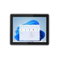 PC industriel tout-en-un en alliage d'aluminium IP65, 9-36V DC, Intel Core I3 I5 I7, HMI tactile capacitif, PC industriel 345G WiFi