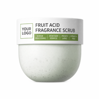 Gommage corporel OEM personnalisable avec acide glycolique et citrique pour une exfoliation complète du corps, formule lissante pour la peau, R&D