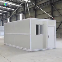 Maison préfabriquée pliable : construction modulaire à assemblage rapide pour bureau et usage d'urgence