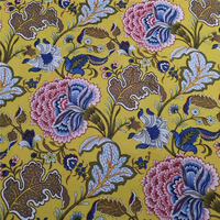 Tissu en peluche velours 100 polyester à imprimé de fleurs