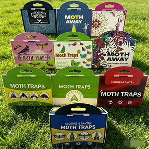 Piège à phéromones pour mites des vêtements, non toxique et puissant pour les maisons et les placards - Product Image 1