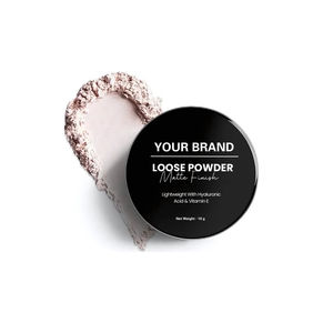 Poudre libre à bas prix avec plus de 5 nuances disponibles, logo de marque personnalisé disponible, poudre libre pour le maquillage - Product Image 1