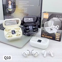 Écouteurs sans fil intelligents avec affichage numérique, casques audio
