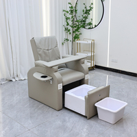 Fauteuil de pédicure électrique de luxe personnalisé pour salon, avec spa pour les pieds, bain de pieds et massage, idéal pour les salons de manucure et de beauté