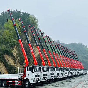 Camion lourd Shacman X3000 H3000 6x4 12 roues avec <span class=keywords><strong>grue</strong></span> montée Sany-Palfinger 20 tonnes 25 tonnes 30 tonnes, <span class=keywords><strong>grue</strong></span> à flèche hydraulique - Product Image 1