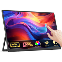 Eimio Pantalla Táctil Portátil IPS de 21.5 Pulgadas, Táctil Capacitiva de 10 Puntos, FHD 1080P, Tipo-C, Altavoz Integrado, Extensor de Monitor para Portátil OEM