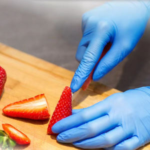 Guanti in <span class=keywords><strong>Nitrile</strong></span> per uso alimentare guanti in <span class=keywords><strong>Nitrile</strong></span> da 100 pezzo/scatola guanti in <span class=keywords><strong>Nitrile</strong></span> resistente senza polvere guanti in <span class=keywords><strong>Nitrile</strong></span> monouso nero - Product Image 2