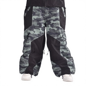 Pantalones de Nieve Unisex de Talla Grande, Estampados, para Invierno, Aislantes e Impermeables, para Esquí, Snowboard y Viajes a la Montaña - Product Image 1