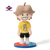 Longzhiyu, fabricant de jouets articulés de dessins animés OEM depuis 20 ans, figurine 3D personnalisée, design 3D de bureau, figurine en PVC sur mesure
