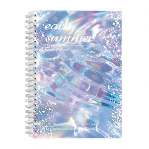 Cuaderno Espiral con Diseño de Agua Azul y Cubierta Impresa para Material Escolar Personalizado y Suministros Promocionales al por Mayor - Product Image 1