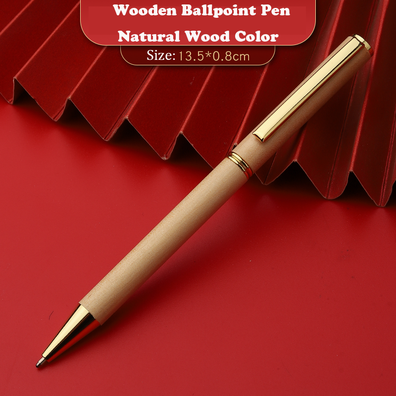 Wooden ballpoint pen - natural wood color