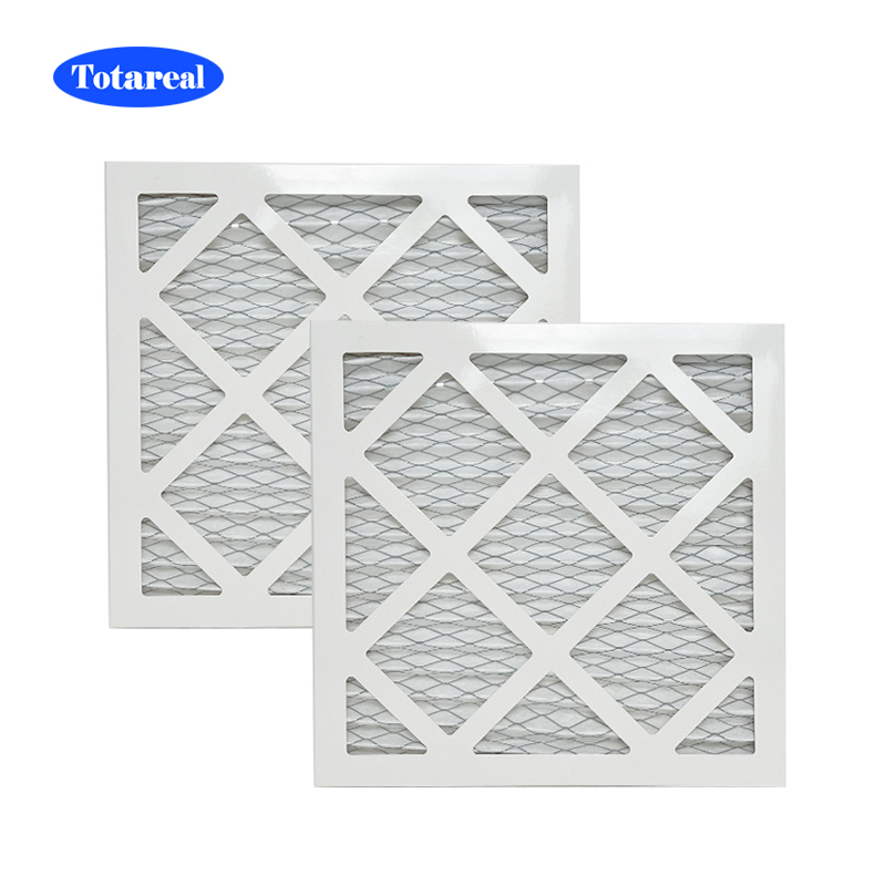 12*12*1 G4 плиссированный фильтр из синтетического волокна Hvac картонная рамка MERV 8 воздушный фильтр