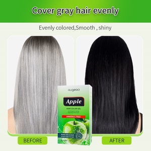 Tinte para el Cabello Negro sin Amoníaco a Precio de Fábrica, Gel Champú Permanente, Color de Cabello Negro Natural de Larga Duración para Hombres y Mujeres - Product Image 3