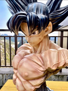 <span class=keywords><strong>Dragon</strong></span> <span class=keywords><strong>Ball</strong></span> <span class=keywords><strong>Super</strong></span> 1:1 Taille Réelle Ultra Instinct Goku Buste en Résine Statue Anime de Collection - Product Image 2