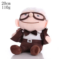 HY7 Brinquedos le film jusqu'à Carl grand-père grand-mère dessin animé 20cm peluche douce jouets en peluche Carl up peluches enfants cadeaux