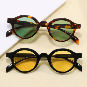 Vintage Fashion 2026 Retro <b>Round</b> UV400 Decorative <b>Sunglasses</b> PC Frame Full Rim Unisex Lens - Product Image 5