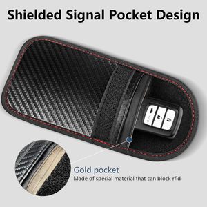 Pochette Faraday pour clé de voiture, protection anti-RFID, anti-vol, anti-piratage, bloqueur de signal - Product Image 3