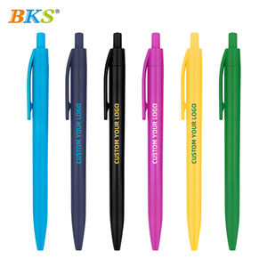 Kustom kualitas tinggi 1.0mm plastik pulpen logam kuning desain baru untuk hadiah promosi Logo iklan Hotel - Product Image 3