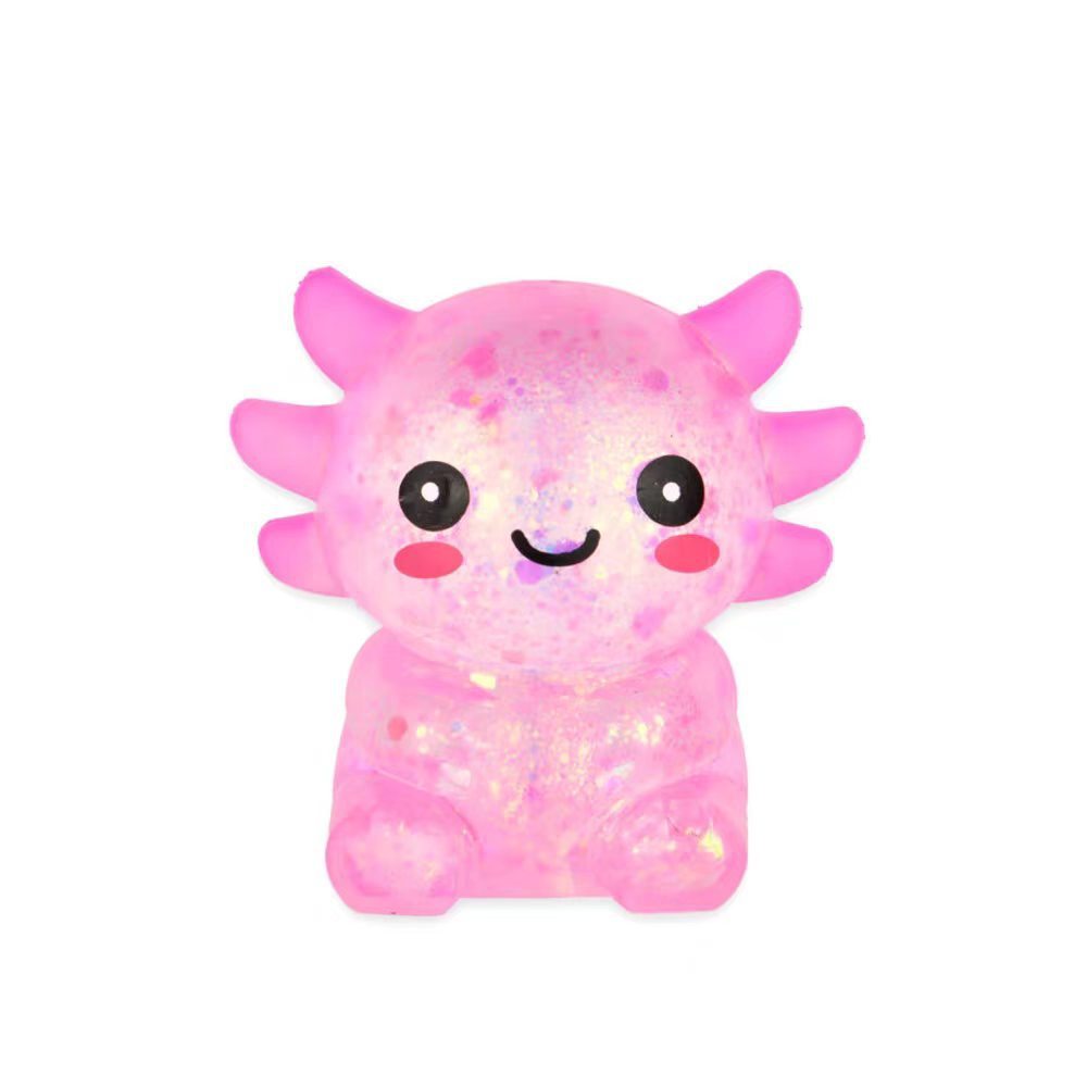 Salamandre assise maltose pincée-rose