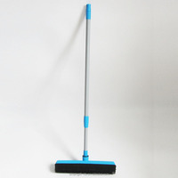 Balai en caoutchouc souple pour l'épilation avec brosse à raclette pour sol, balai de salle de bain