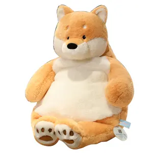 Büyük boy topluca Plush Inu peluş köpek vücut yastığı oyuncaklar özel Anime karikatür dolması hayvan sarılma yastık Plushies