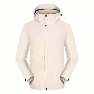 Veste d'hiver imperméable pour homme 3 en 1, coupe-vent, avec logo personnalisé et doublure en polaire - Product Image 4