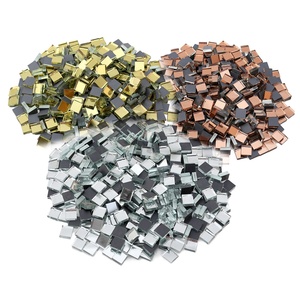 Nuova decorazione per la casa arte di decorazioni per la casa mini piastrelle di vetro artigianali mosaico pezzi di specchio - Product Image 2